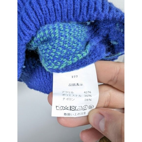 No Internet Chrome Dino T Rex Game Dinosaur Sweater Size Large 3D‎ Knit Artsy - Picture 5 of 10